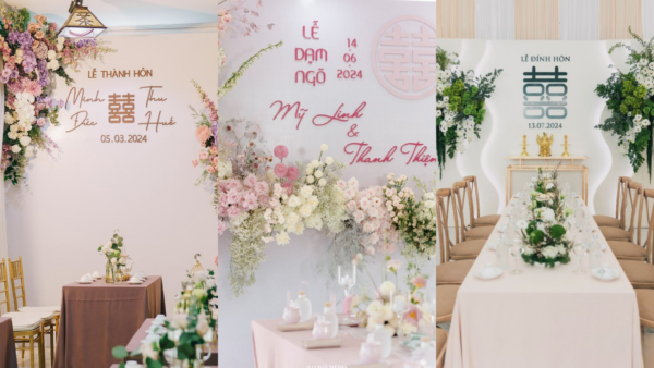Gia tiên minimalist tone kem hiện đại cho căn hộ chung cư