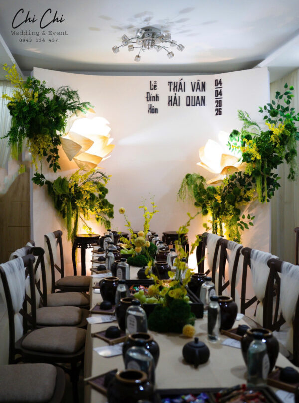 Decor gia tiên chung cư phong cách luxury