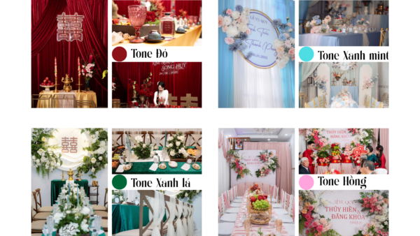 Portfolio trang trí gia tiên thực tế với nhiều concept hiện đại tại TP.HCM